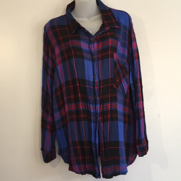 Faded Glory Tops - Faded glory plaid flannel